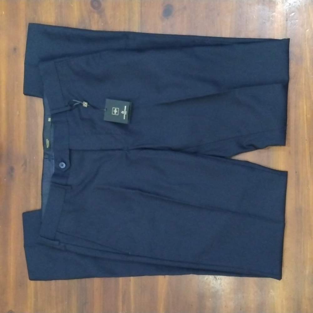 Doppelganger Roma 50 - Men's Blue Dress pants- Made in Italy